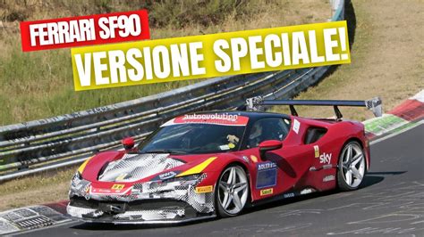 Ferrari Sf Versione Speciale Hardcore Model Spied With New Track