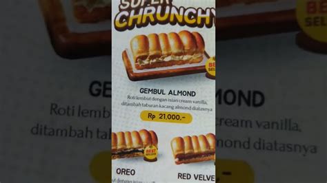 Daftar Harga Menu Roti Gembong Gembul Enak Banget Asli Youtube