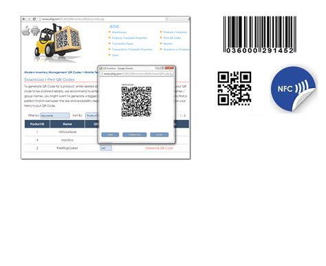 Web Based Asset Tracking Inventory Control With Qr Codes Nfc