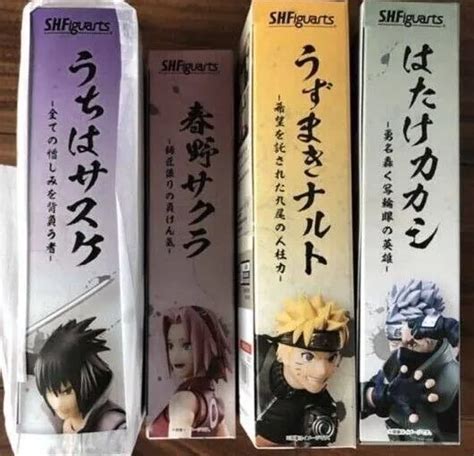 S H Figuarts Kakashi Hatake Naruto Uzumaki Sasuke Uchiha Sakura Haruno