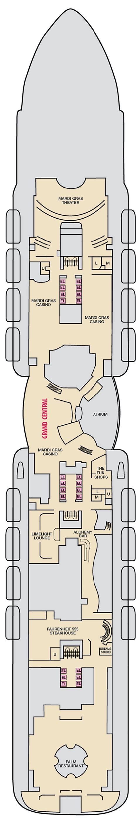 Carnival Mardi Gras Deck Plans Planet Cruise