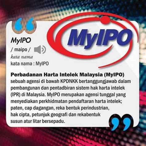 LINDUNGI HARTA INTELEK ANDA DI PERBADANAN HARTA INTELEK MALAYSIA MYIPO