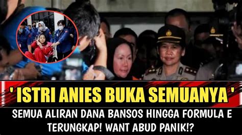 Istri Anies Akhirnya Buka Bukaan Aliran Dana Bansos Hingga Formula E