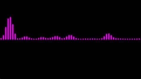 Abstract White On Black Sound Waves Stock Footage Video (100% Royalty ...