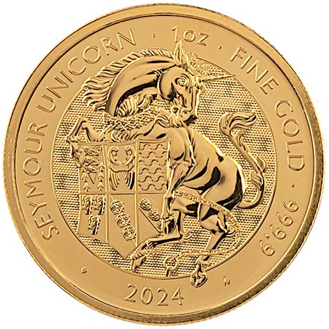 Buy 2024 1 Oz UK Tudor Beasts Seymour Unicorn Gold Coin