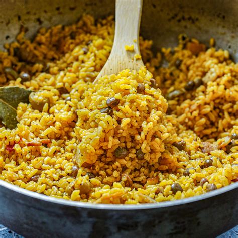 Puerto Rican Arroz Con Gandules Pigeon Pea And Rice Recipe