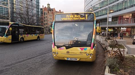 巴樂無窮Manchester Free Bus 1改道不經Spinningfields YouTube