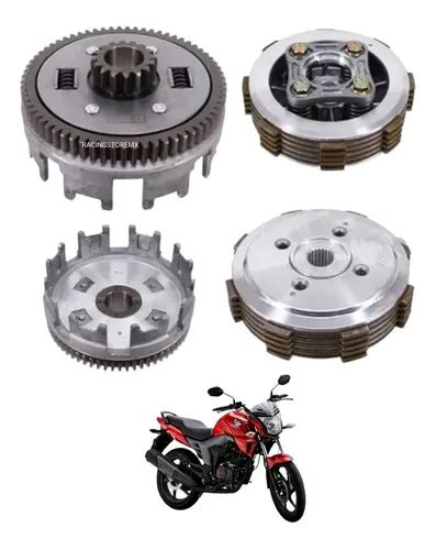 Clutch Completo Honda Invicta 150 Campana Discos Pastas Envío gratis