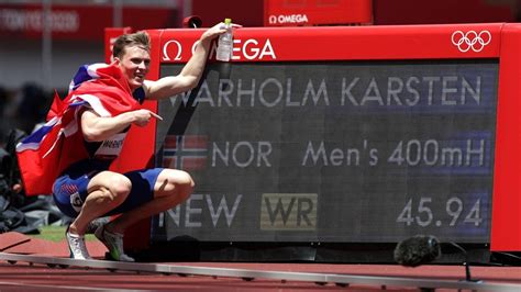 Karsten Warholm World Record Weight M Flat Age Nationality