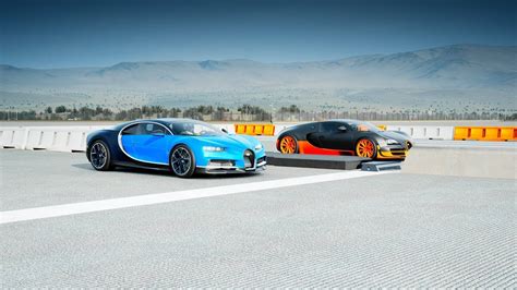 2018 Bugatti Chiron Vs Bugatti Veyron Super Sport Drag Race Forza 7