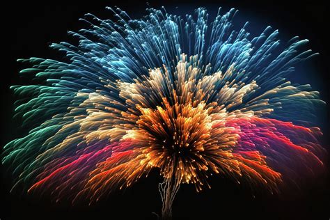 Fireworks 01 Colorful Digital Art by Matthias Hauser - Fine Art America