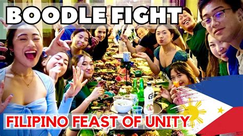 Feast Of Unity The Filipino Boodle Fight Tradition Youtube