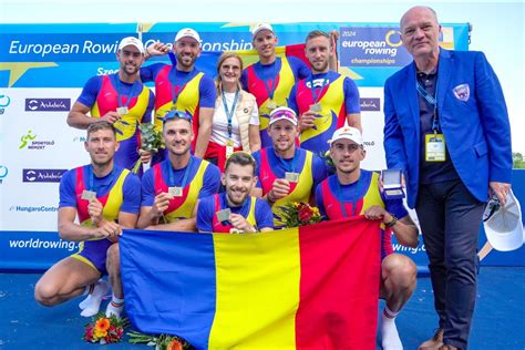 Rom Nia De Patru Ori Aur La Campionatele Europene De Canotaj