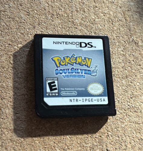 Pokemon Soulsilver Nintendo Ds Authentic Cartridge Only Tested