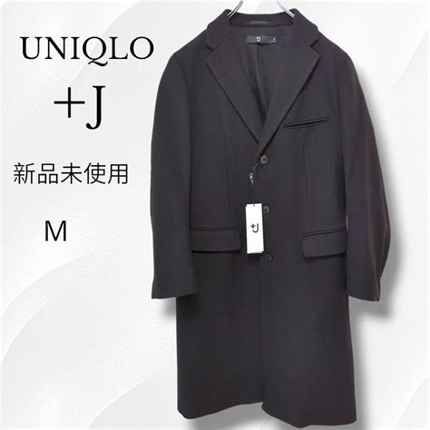 【新品未使用】uniqlo ＋j ウールブレンドチェスターコート ヘリンボーンМ By メルカリ