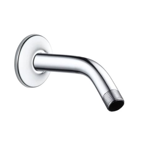 8 Standard Shower Arm Polished Chrome Wall Mount Flanged Aluids