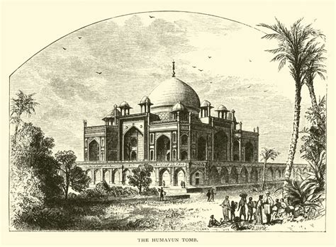 Humayuns Tomb Sketch