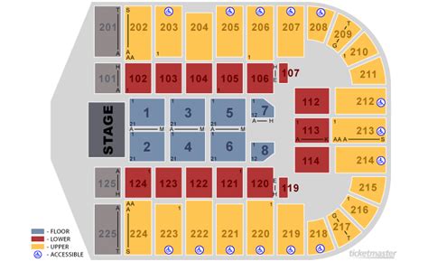 Seating Charts Tucson Arena Center Seating Chart