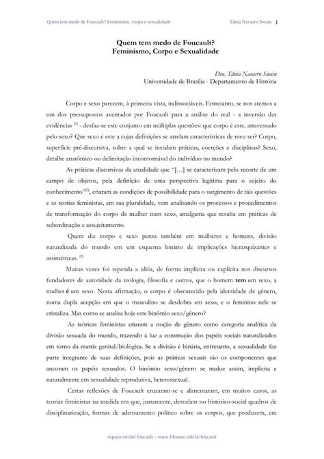 Pdf Quem Tem Medo De Foucault Dokumen Tips