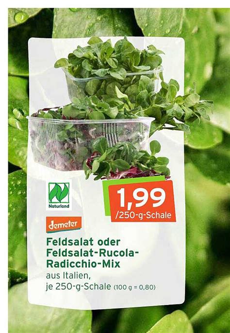 Demeter Feldsalat Oder Feldsalat Rucol Radicchio Mix Angebot Bei