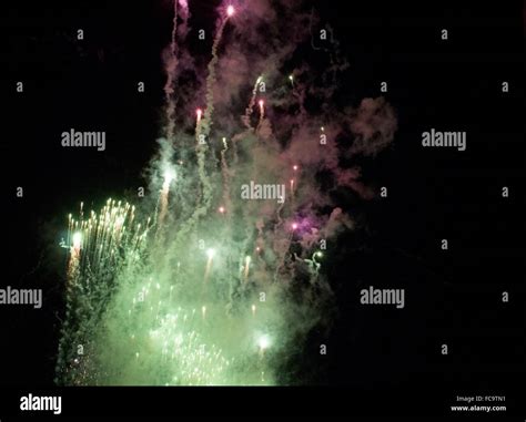 australia day fireworks Stock Photo - Alamy