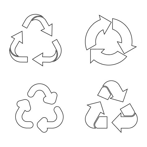 Premium Vector Recycling Icon Vector