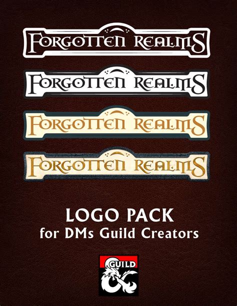 Forgotten Realms logo pack - Dungeon Masters Guild | Wargame Vault