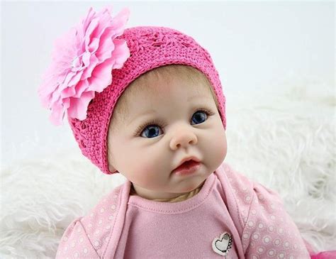 Ziyiui Cm Reborn Doll Baby Girl Realistic Soft Silicone Reborn