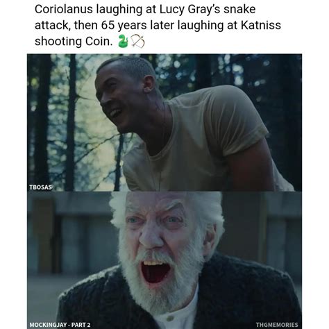 Coriolanus Snow and his maniacal laughter... : r/Hungergames