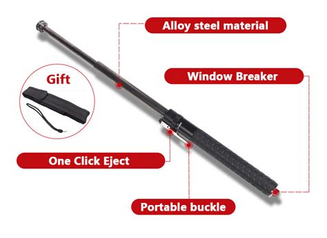 Multi Functional Telescopic Self Defense Stick Hiking Stick Baton