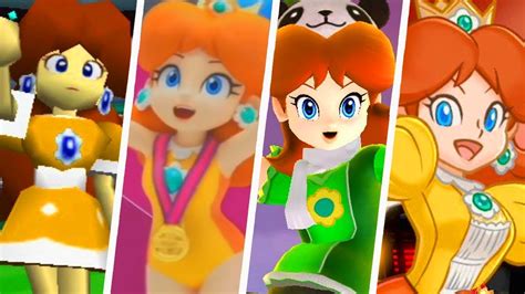 Evolution Of Playable Princess Daisy 2000 2019 Youtube