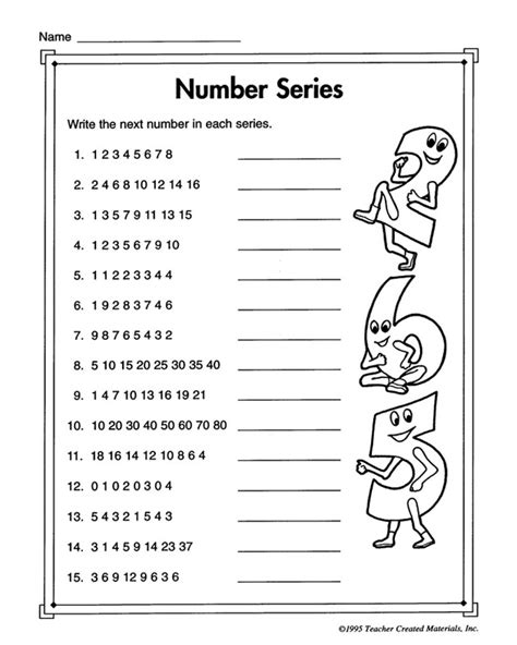 10 Best Images Of 3rd Grade Number Worksheet Series Simple Number