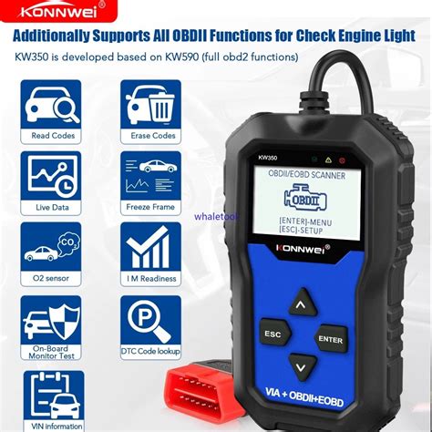 Konnwei Kw Obd Diagnostic Scanner For Car Vag Vw Audi Abs Airbag