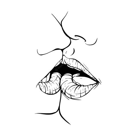 Kiss Lips Drawing