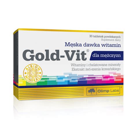 Olimp Gold Vit dla mężczyzn 30 tabl Opinie i ceny na Ceneo pl