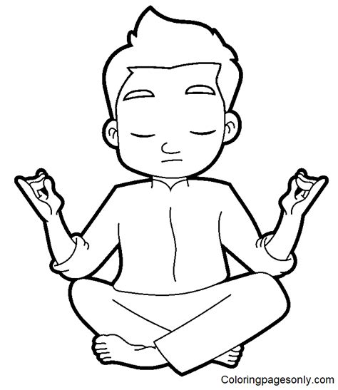 Dibujo De Yoga Para Colorear Ultra Coloring Pages Kleurplaten Images