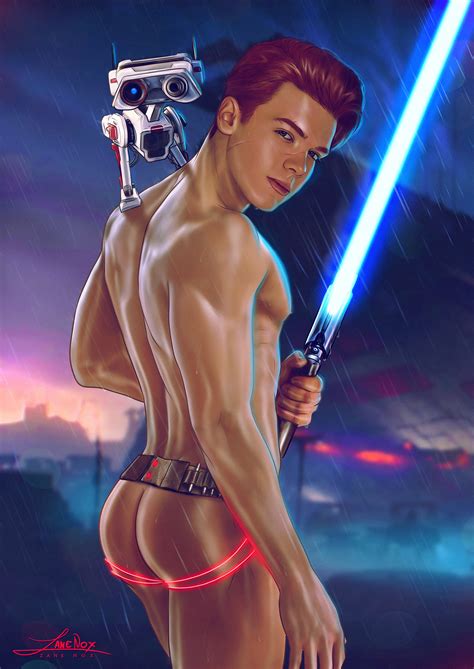 Rule 34 1boy Ass Blue Lightsaber Bubble Butt Cal Kestis Cameron Monaghan Droid Ginger Jedi