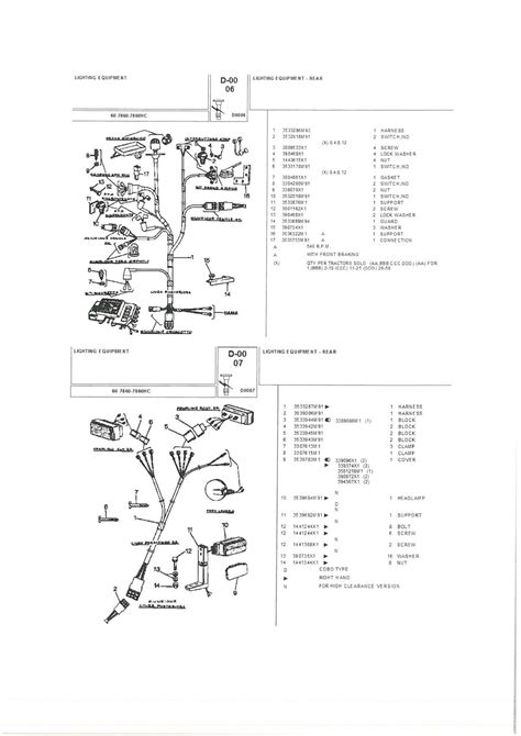 Landini Tractor 7860 Parts Manual