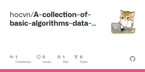 Github Hocvna Collection Of Basic Algorithms Data Structures