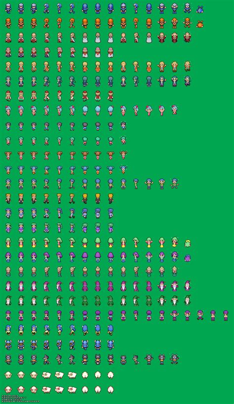 The Spriters Resource Full Sheet View Final Fantasy 5 Minor Npcs