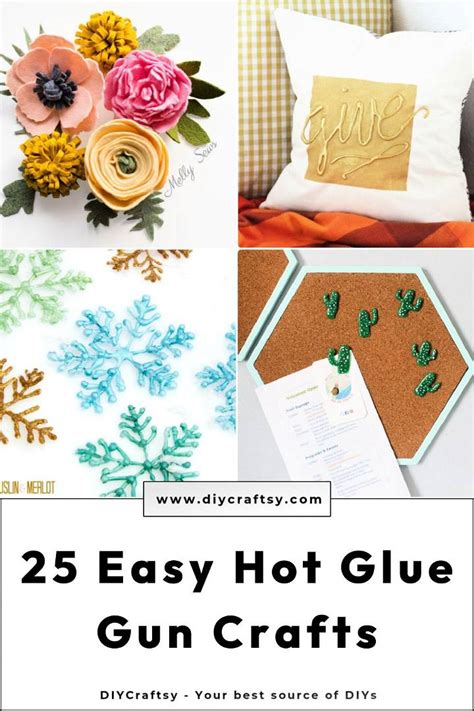 25 DIY Hot Glue Gun Crafts and Projects - DIY Crafts