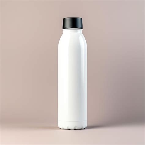 Premium AI Image | White Water Bottle on light background