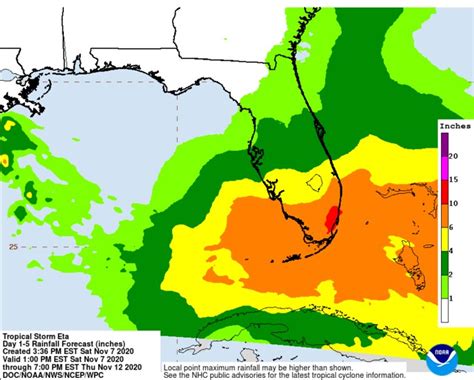 Tropical Storm Eta To Bring Heavy Rain Flooding To South Florida The