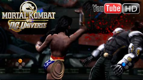 Mortal Kombat Vs Dc Universe [xbox 360] Jax Vs Wonder Woman Full Hd