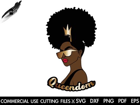 Queendom Svg Queen Svg Afro Queen Svg Black Queen Svg Etsy