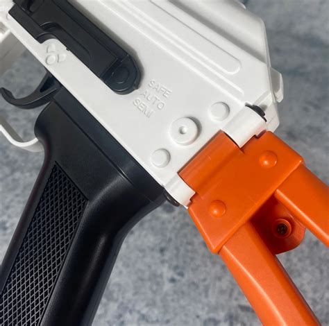 Lehui Ak74u White And Orange Op Force Delta Gel Blasters And Hobby Supplies