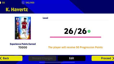 98 Rated K Havertz Max Level Max Rating Efootball 2023 Level Up K