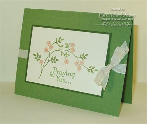 Clean Simple Cardmaking Stampin Up Thoughts Prayers For