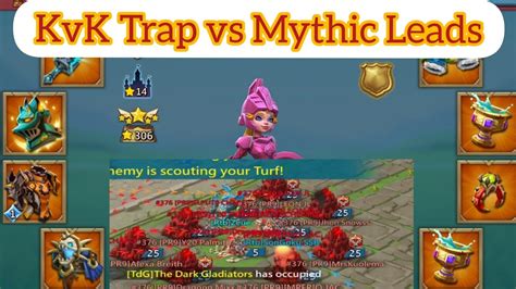 F P Trap Vs Mythic Leads Kvk Lords Mobile Youtube