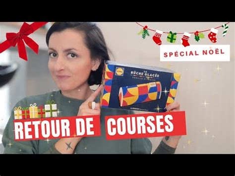 RETOUR DE COURSES Spécial Noël chez LIDL YouTube